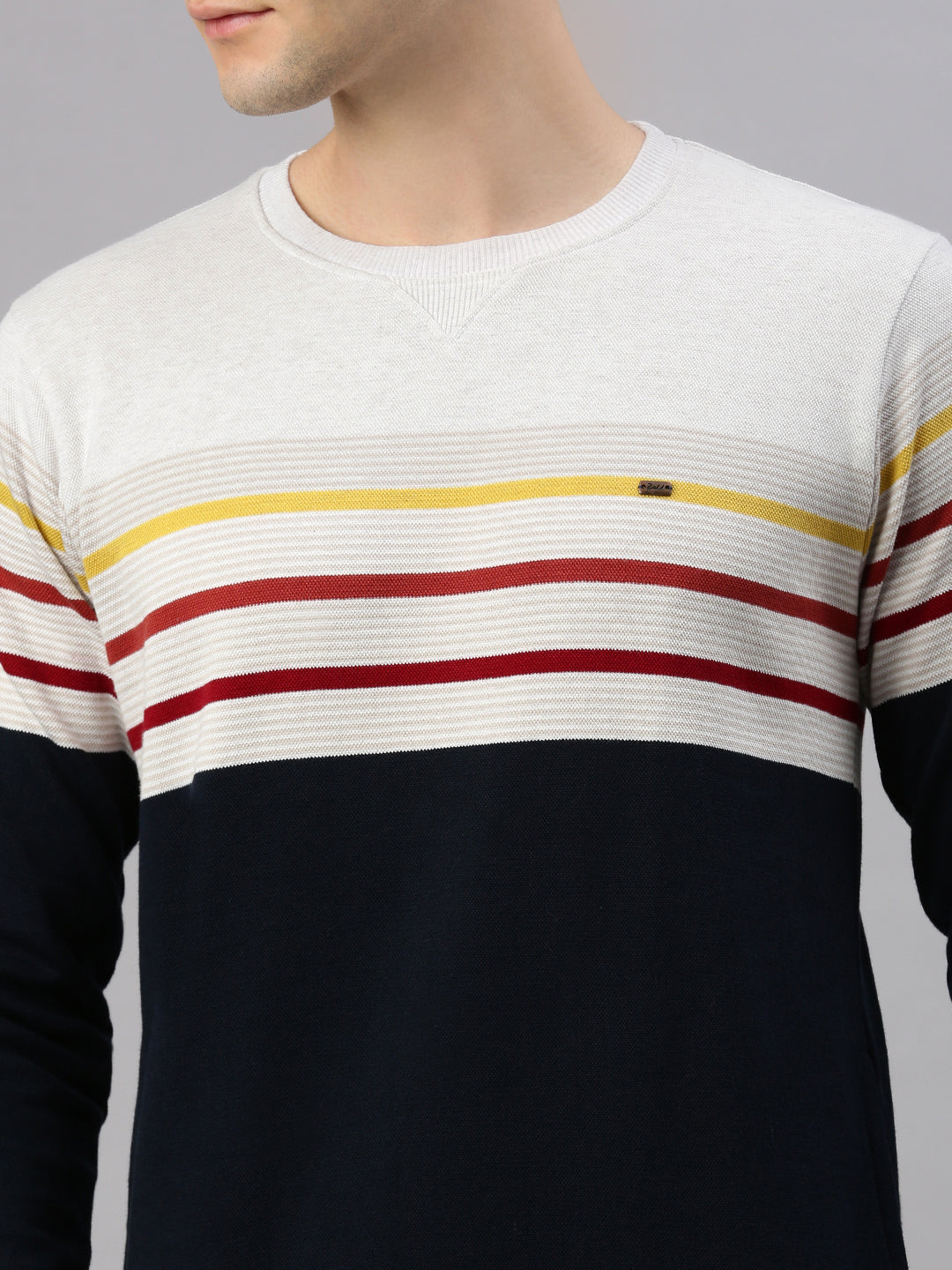 Navy Stripe Sweatshirt