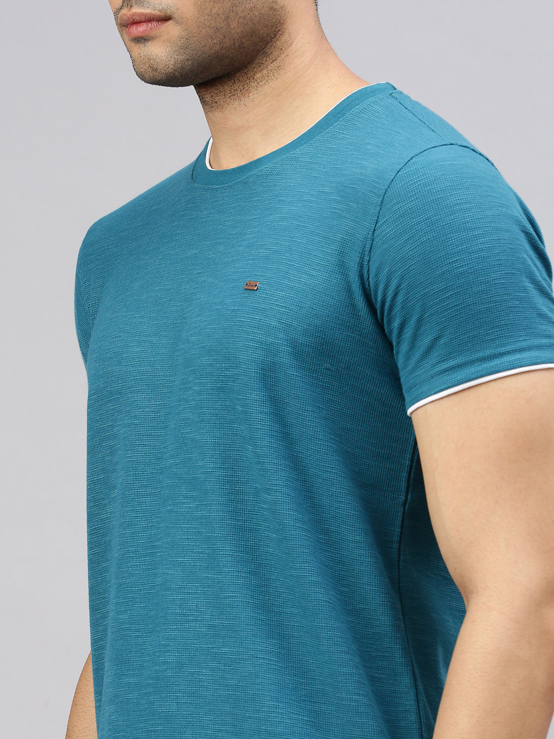 Waffle Teal T-shirt