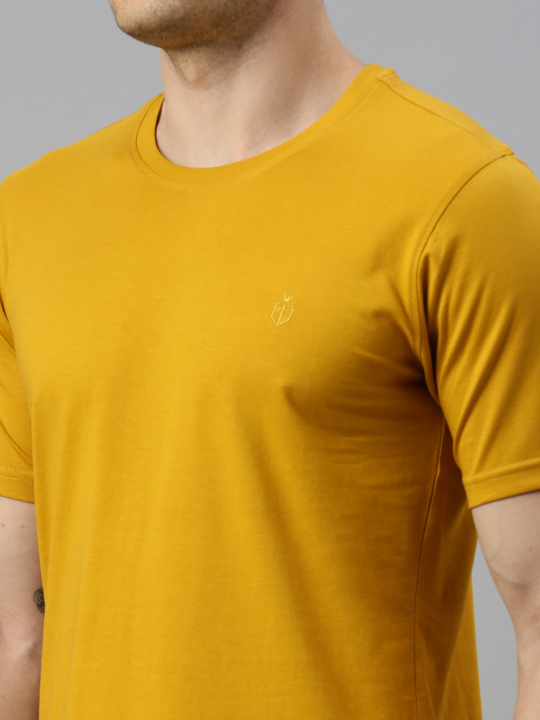 SOLID MUSTARD TSHIRT