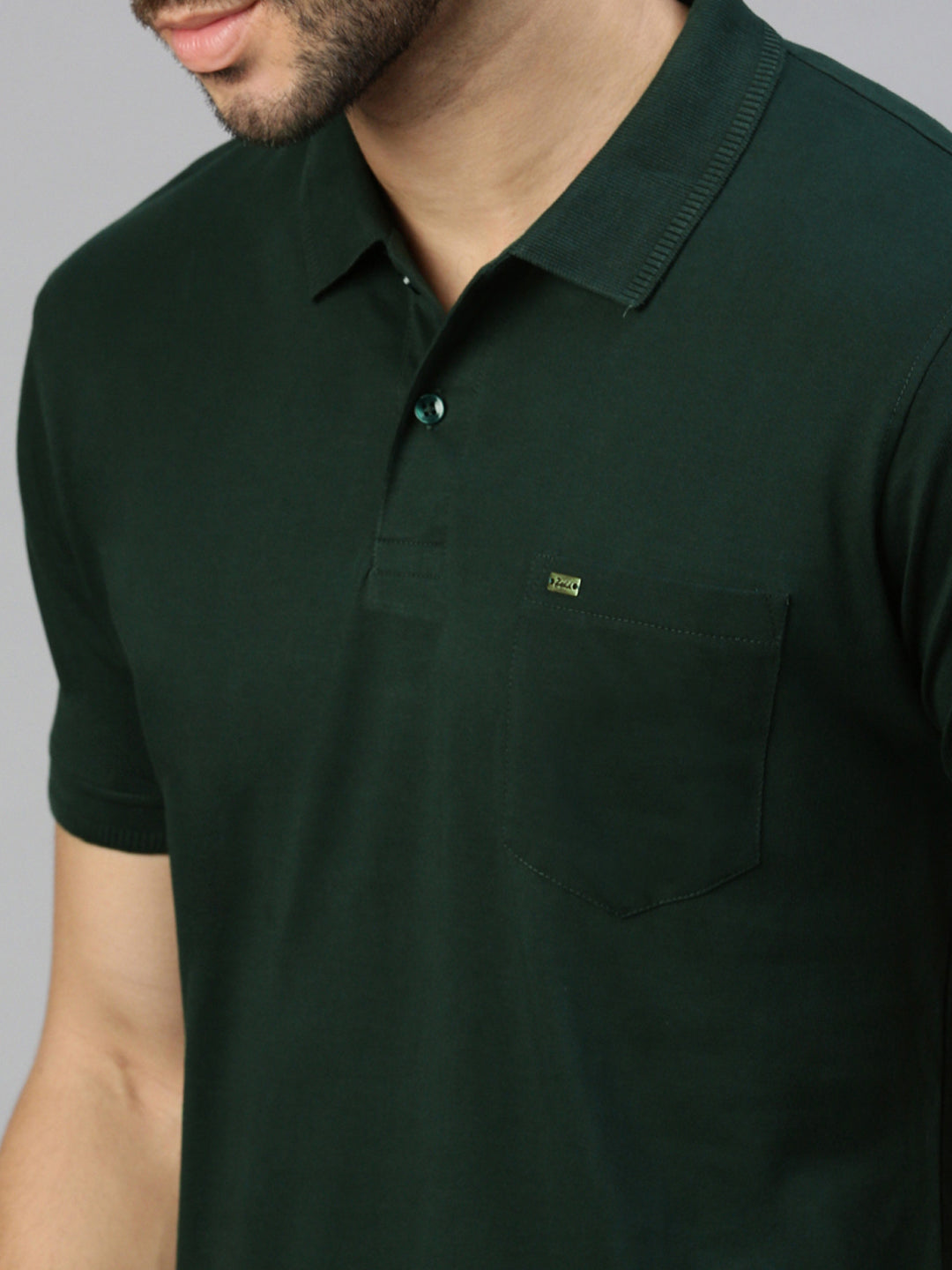 Capsule Polo in Emerald Green