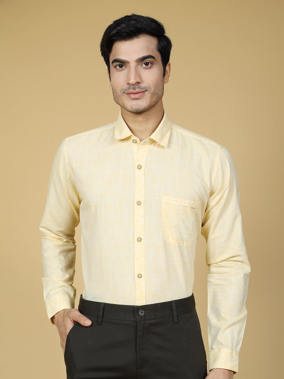 Yellow Casual Shirt