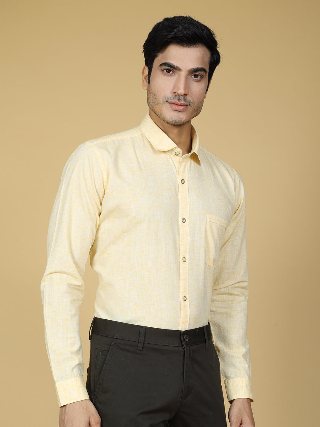 Yellow Casual Shirt