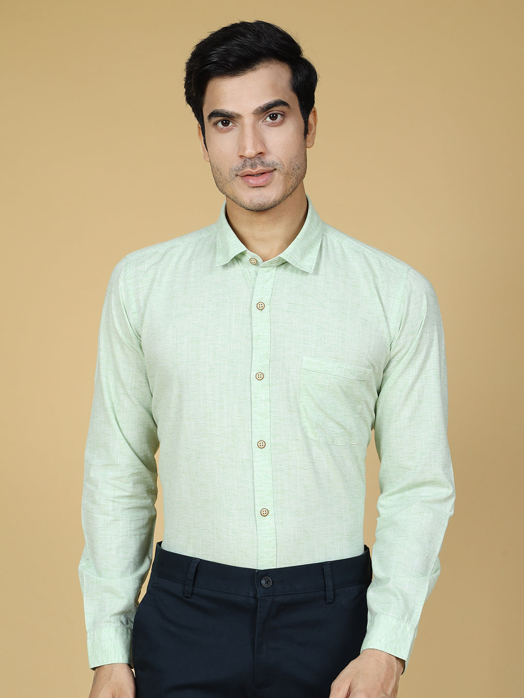 Sea Green Casual Shirt