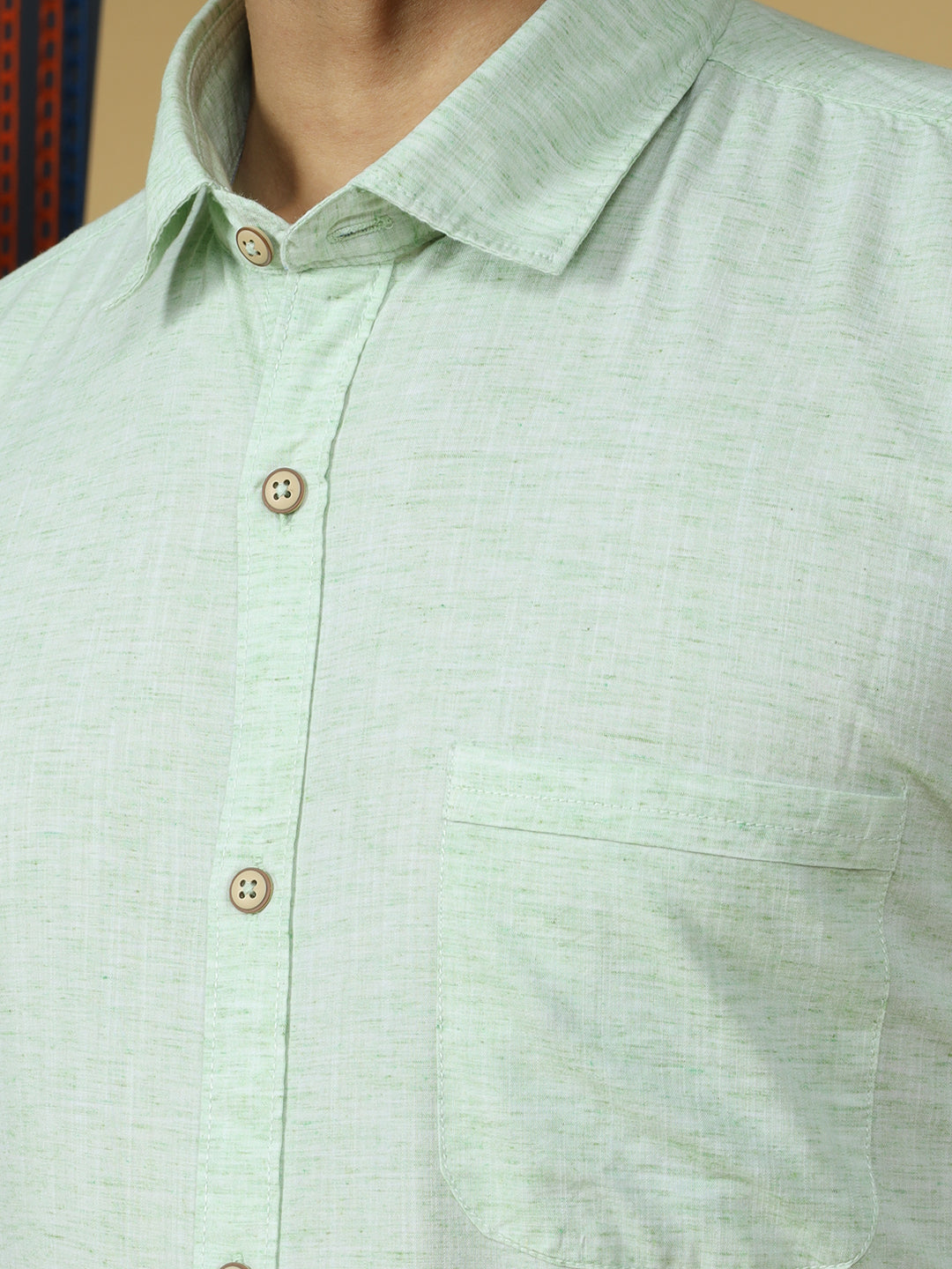 Sea Green Casual Shirt